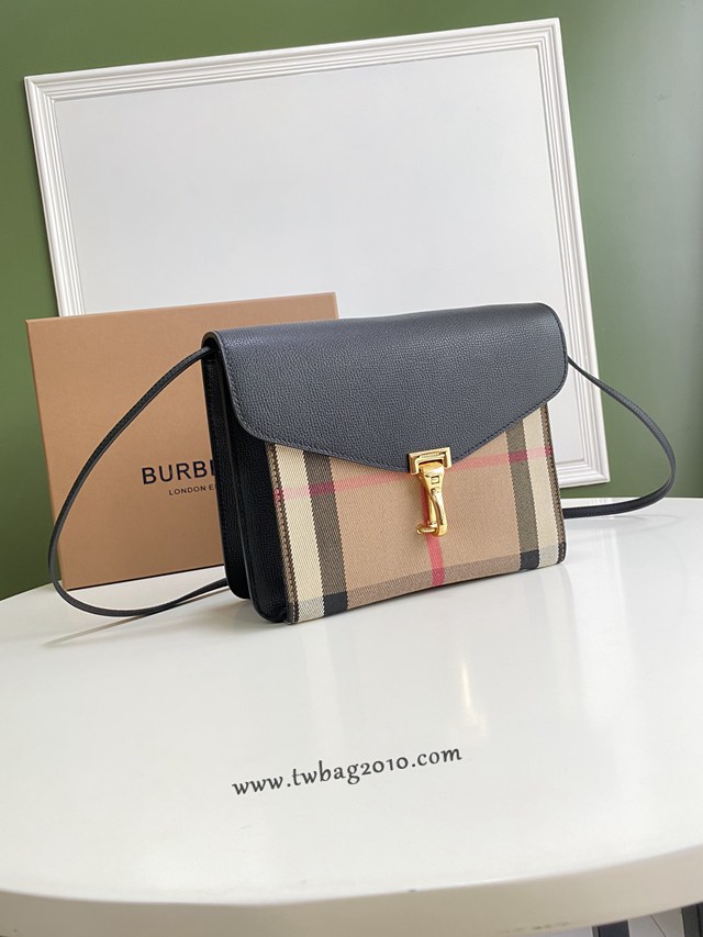 Burberry專門店新款格紋斜背包 巴寶莉女士斜挎肩背包 yxb1127
